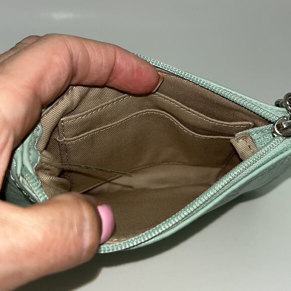 Coach Mint Green Wristlet - Picture 4 of 7